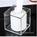 Gul akryl tissue box servett box lucite